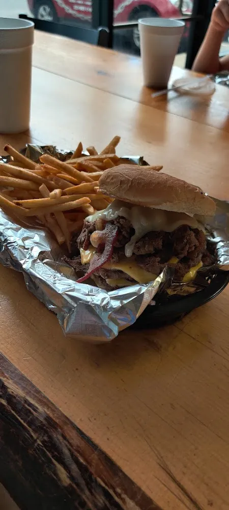 Monster Burger and Fries